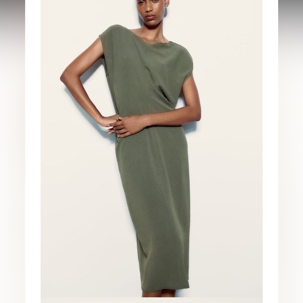 ZARA minimalist maxi dress